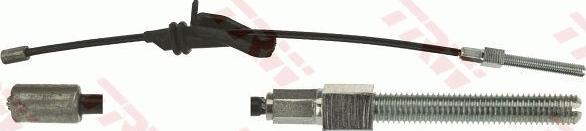 TRW GCH393 - Cable, parking brake www.parts5.com