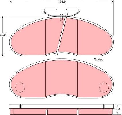 TRW GDB948 - Fékbetétkészlet, tárcsafék www.parts5.com