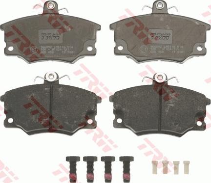 TRW GDB458 - Kit de plaquettes de frein, frein à disque www.parts5.com