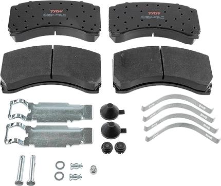 TRW GDB5116 - Brake Pad Set, disc brake www.parts5.com