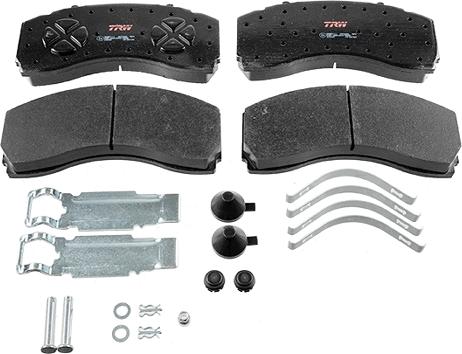 TRW GDB5111 - Brake Pad Set, disc brake parts5.com