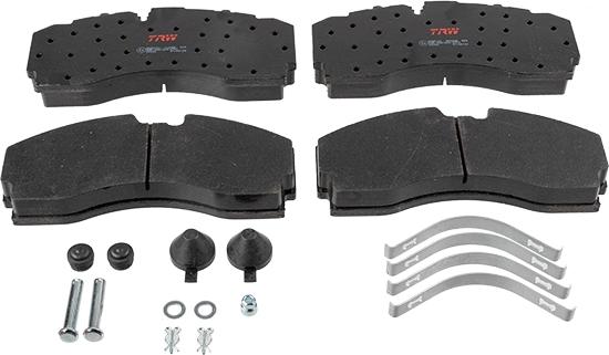 TRW GDB5121 - Kit de plaquettes de frein, frein à disque www.parts5.com