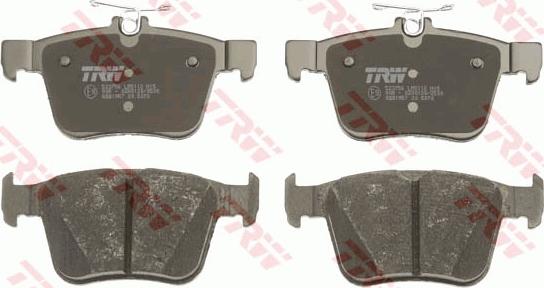 TRW GDB1957 - Brake Pad Set, disc brake www.parts5.com