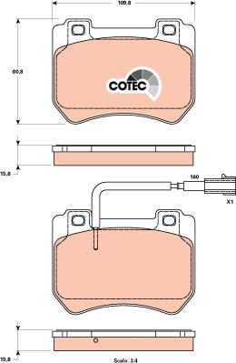 TRW GDB1904 - Set placute frana,frana disc www.parts5.com