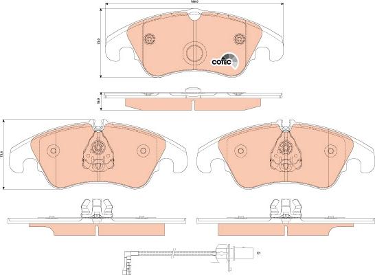 TRW GDB1916 - Set placute frana,frana disc www.parts5.com