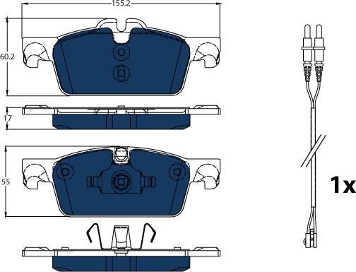 TRW GDB1929BTE - Piduriklotsi komplekt,ketaspidur www.parts5.com