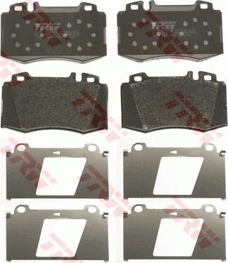 TRW GDB1454 - Brake Pad Set, disc brake www.parts5.com