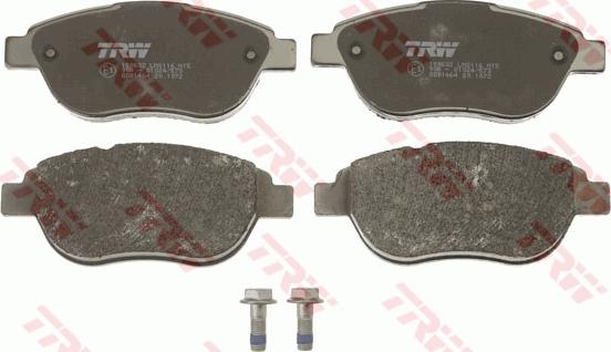 TRW GDB1464 - Brake Pad Set, disc brake www.parts5.com