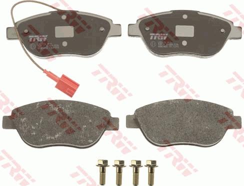 TRW GDB1483 - Brake Pad Set, disc brake parts5.com