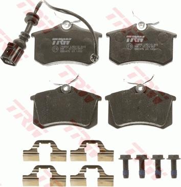 TRW GDB1475 - Set placute frana,frana disc www.parts5.com