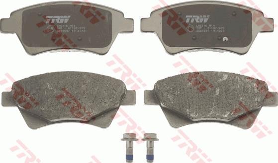 TRW GDB1597 - Sada brzdových destiček, kotoučová brzda www.parts5.com