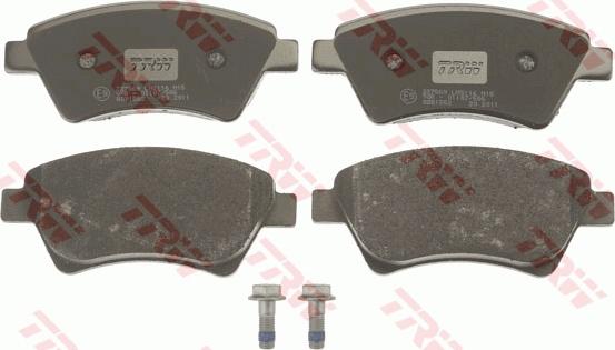 TRW GDB1552 - Sada brzdových destiček, kotoučová brzda www.parts5.com