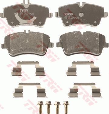 TRW GDB1514 - Piduriklotsi komplekt,ketaspidur www.parts5.com