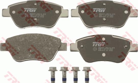 TRW GDB1579 - Тормозные колодки, дисковые, комплект www.parts5.com