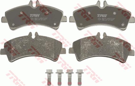 TRW GDB1699 - Brake Pad Set, disc brake www.parts5.com