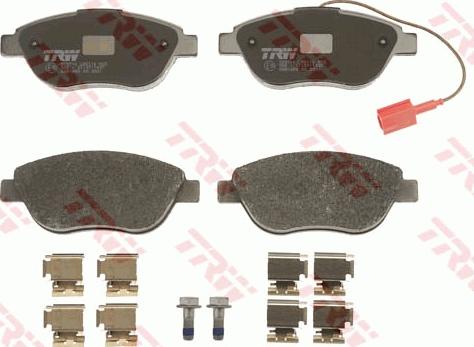 TRW GDB1655 - Brake Pad Set, disc brake www.parts5.com