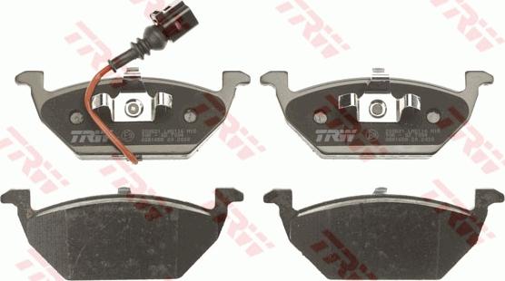 TRW GDB1658 - Sada brzdových destiček, kotoučová brzda www.parts5.com