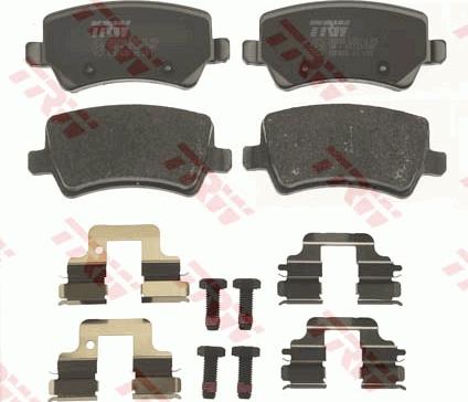 TRW GDB1685 - Тормозные колодки, дисковые, комплект www.parts5.com