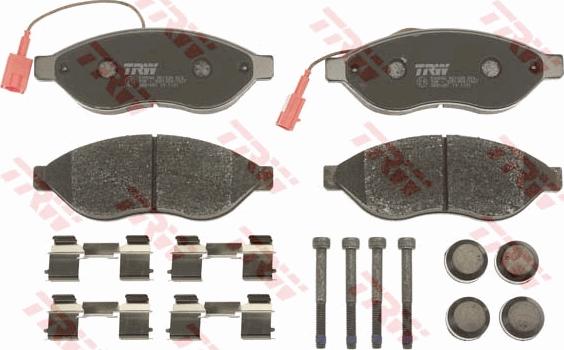 TRW GDB1681 - Bremsbelagsatz, Scheibenbremse www.parts5.com