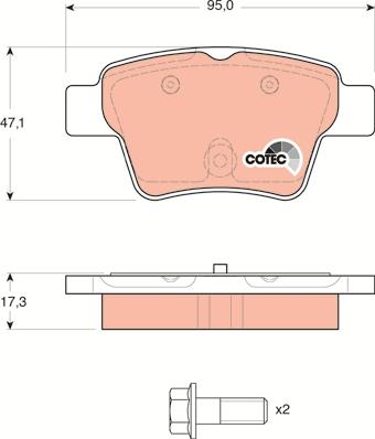 TRW GDB1620 - Set placute frana,frana disc www.parts5.com