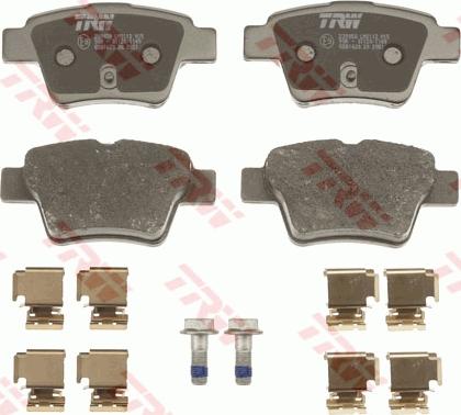 TRW GDB1620 - Set placute frana,frana disc www.parts5.com