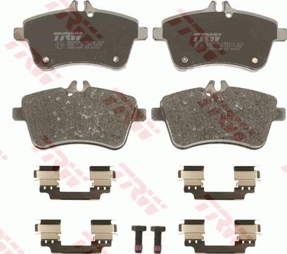 TRW GDB1628 - Brake Pad Set, disc brake parts5.com