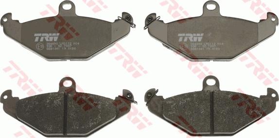 TRW GDB1041 - Set placute frana,frana disc www.parts5.com