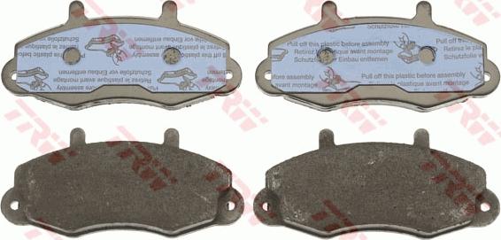 TRW GDB1084 - Brake Pad Set, disc brake parts5.com