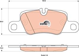 TRW GDB1849 - Brake Pad Set, disc brake www.parts5.com