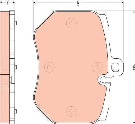 TRW GDB1848 - Komplet pločica, disk-kočnica www.parts5.com