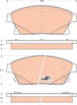 TRW GDB1847 - Set placute frana,frana disc www.parts5.com