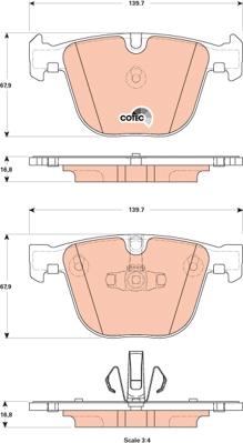 TRW GDB1857 - Set placute frana,frana disc www.parts5.com