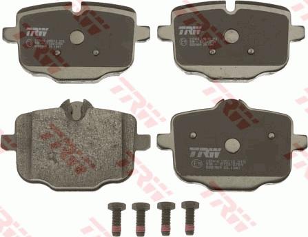 TRW GDB1869 - Brake Pad Set, disc brake www.parts5.com