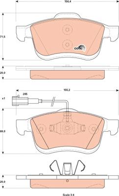 TRW GDB1865 - Set placute frana,frana disc www.parts5.com