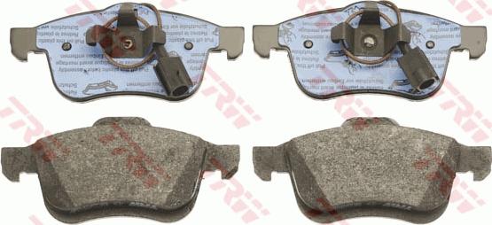 TRW GDB1865 - Brake Pad Set, disc brake www.parts5.com