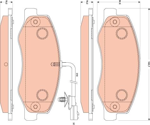 TRW GDB1885 - Set placute frana,frana disc www.parts5.com