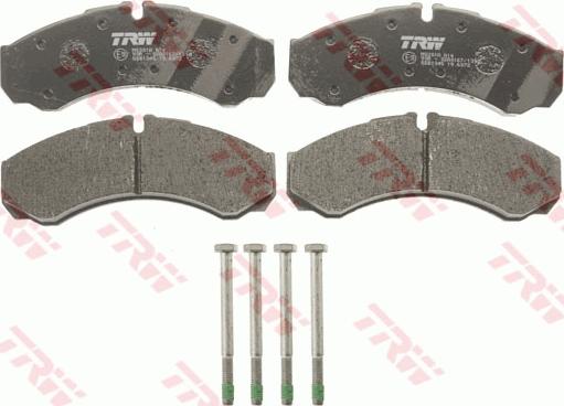 TRW GDB1345 - Тормозные колодки, дисковые, комплект www.parts5.com