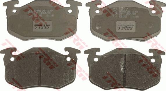 TRW GDB1305 - Set placute frana,frana disc www.parts5.com