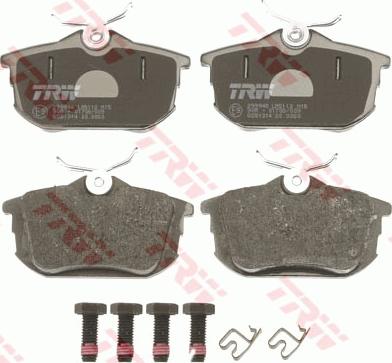 TRW GDB1314 - Set placute frana,frana disc www.parts5.com