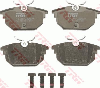 TRW GDB1333 - Sada brzdových destiček, kotoučová brzda www.parts5.com