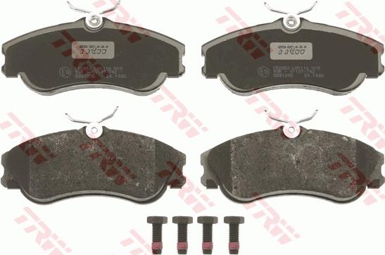 TRW GDB1295 - Sada brzdových destiček, kotoučová brzda www.parts5.com