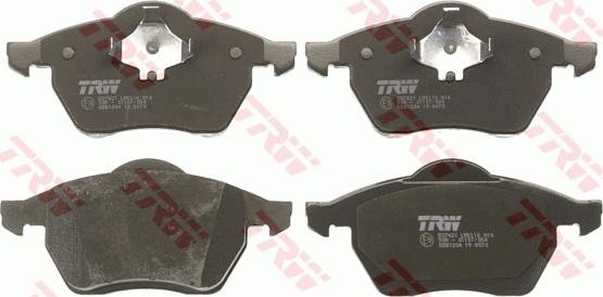 TRW GDB1204 - Brake Pad Set, disc brake parts5.com