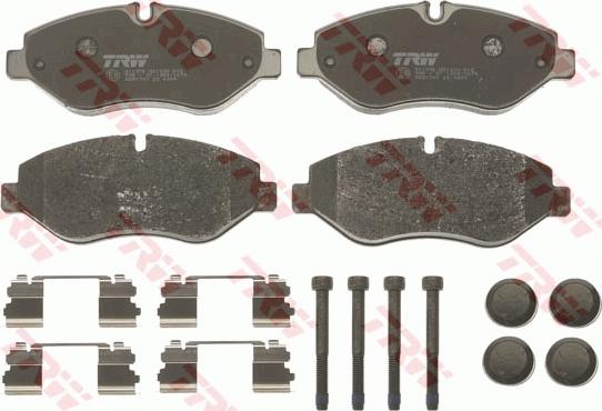 TRW GDB1747 - Kit de plaquettes de frein, frein à disque www.parts5.com