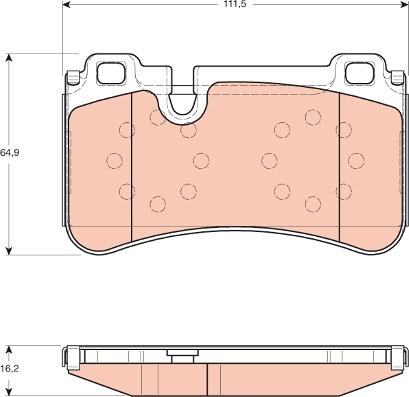 Mercedes-Benz A004420852027 - Komplet pločica, disk-kočnica www.parts5.com