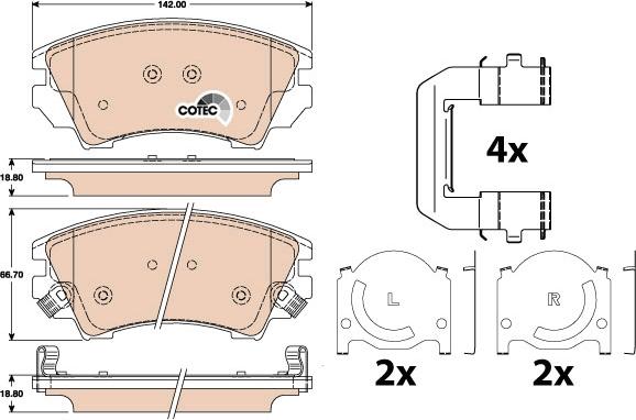 TRW GDB1783 - Brake Pad Set, disc brake www.parts5.com