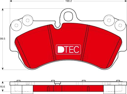 TRW GDB1720DTE - Σετ τακάκια, δισκόφρενα www.parts5.com