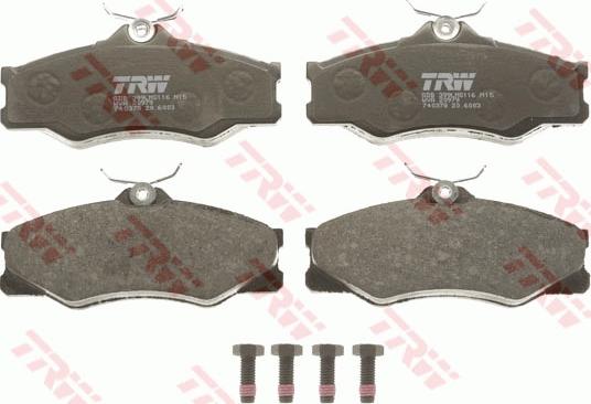 TRW GDB399 - Brake Pad Set, disc brake parts5.com