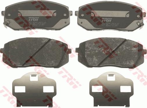 TRW GDB3461 - Brake Pad Set, disc brake www.parts5.com