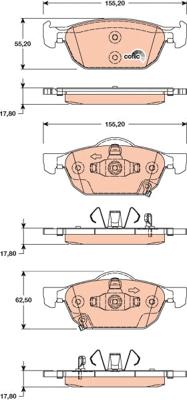 TRW GDB3476 - Jarrupala, levyjarru www.parts5.com