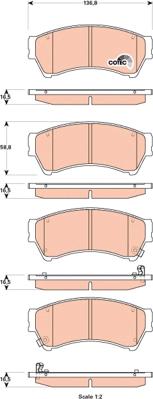 TRW GDB3501AT - Set placute frana,frana disc www.parts5.com